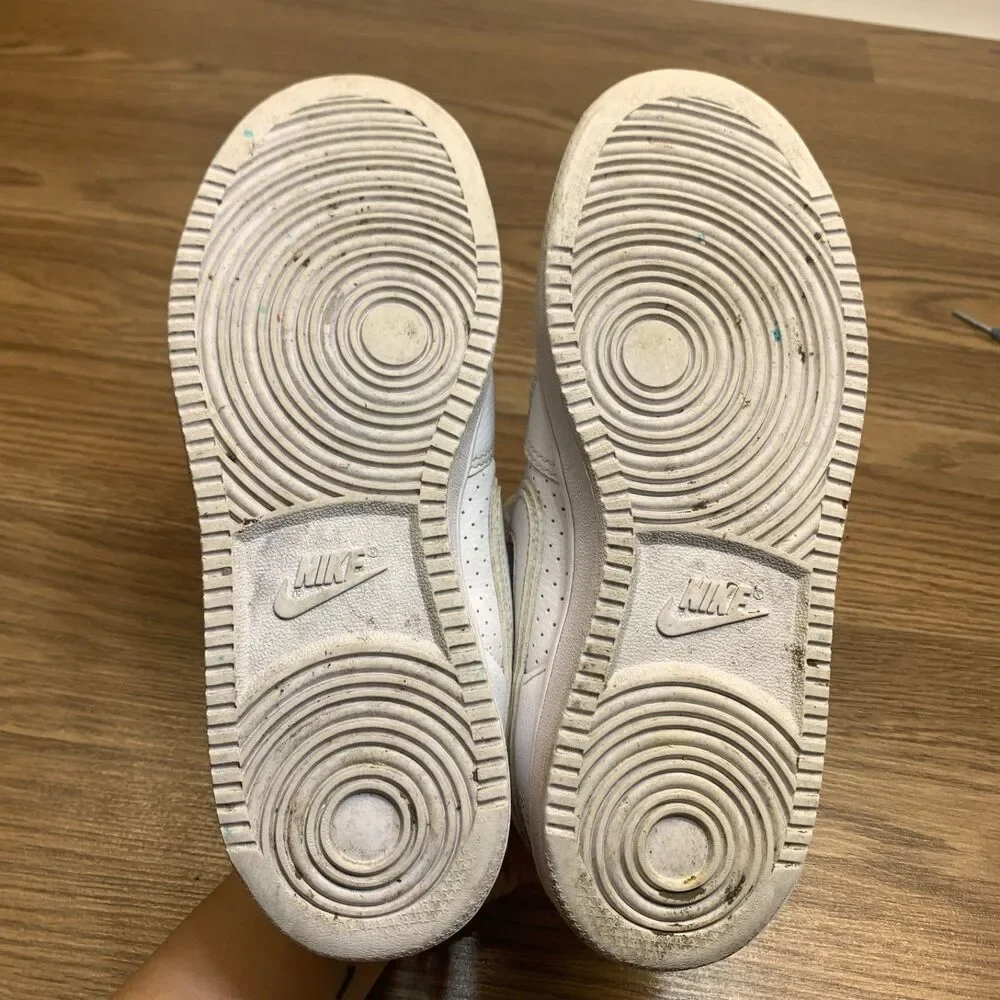 Nike Size 5Y Son Of Force 615153-109‎ Youth White Athletic Sneaker Shoes